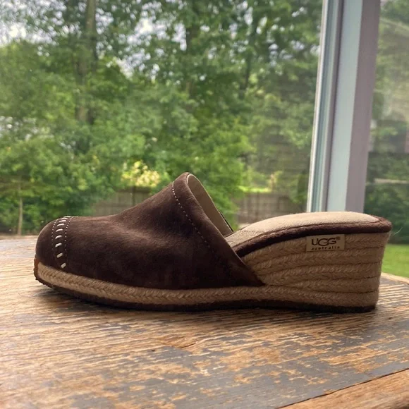 Ugg Brown Clogs - Picture 3 of 3